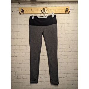 Mondetta gray& black leggings size lg